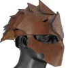 Rodes Assasin leather Helmet One Size – Brun Online
