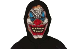 Rodes Black Hooded Clown Mask – Latex Hot