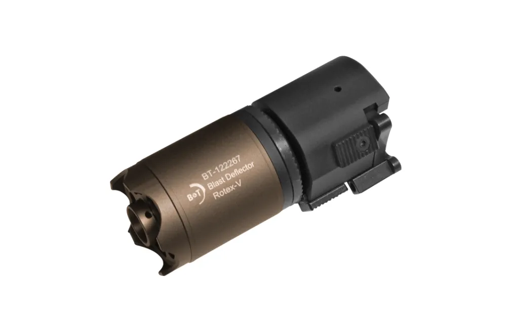 Rodes B&T Rotex-V Blast Deflector | Tan Outlet