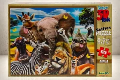 Rodes 3D Puzzle – Africa Animal Selfies – 63 brikker Discount