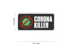 Rodes 3D PVC Corona killer #44 Patch Fashion