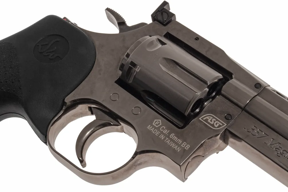 Rodes Dan Wesson 715 .357 Co2 Full Metal Magnum 6″ – Dark Chrome New