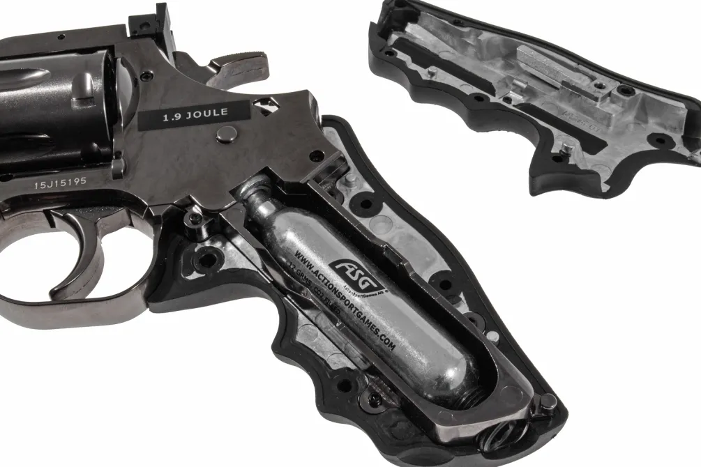 Rodes Dan Wesson 715 .357 Co2 Full Metal Magnum 6″ – Dark Chrome New
