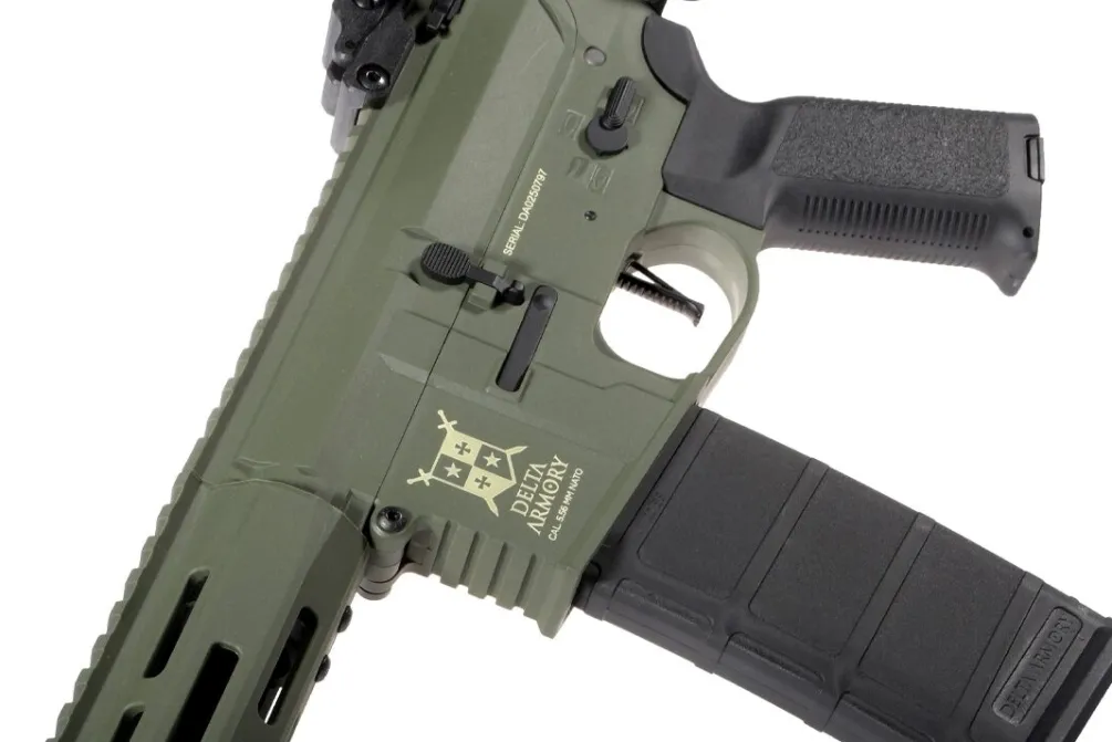 Rodes Delta M4 AR15 Silent Ops 8″ – Kompletsæt | Olive Discount