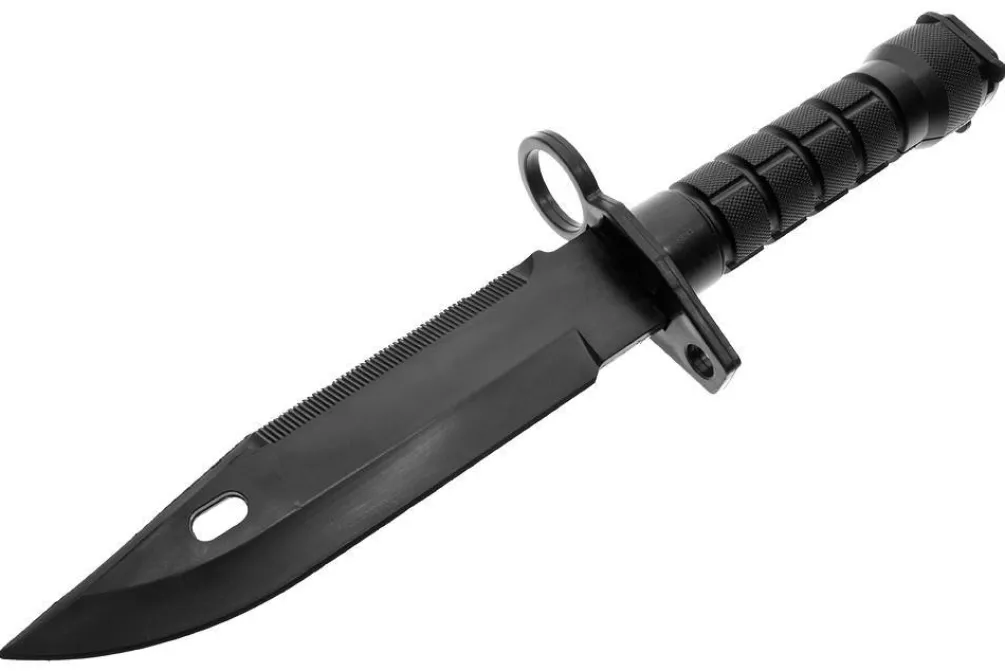 Rodes Dummy Bajonet kniv M16 – inkl. skede – sort New