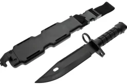 Rodes Dummy Bajonet kniv M16 – inkl. skede – sort New