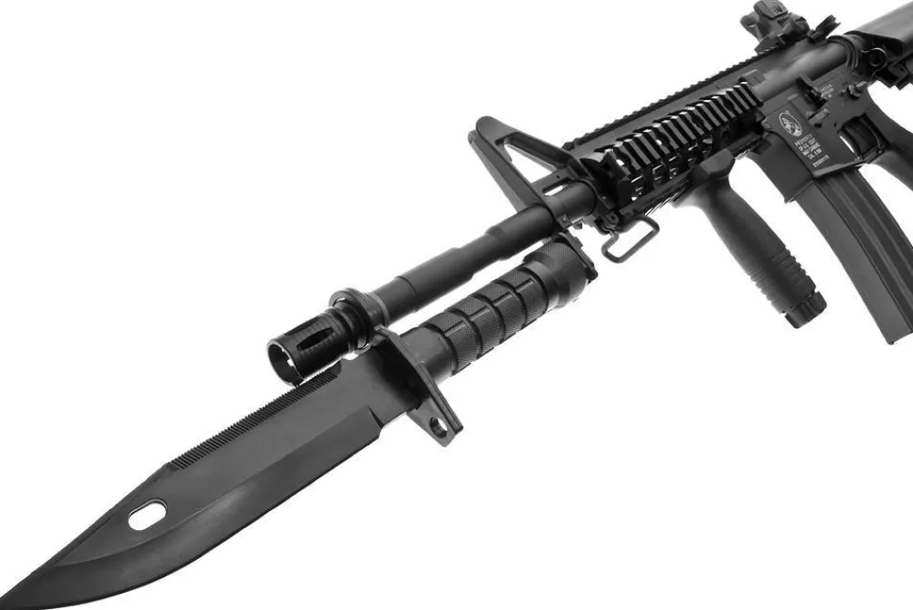 Rodes Dummy Bajonet kniv M16 – inkl. skede – sort New
