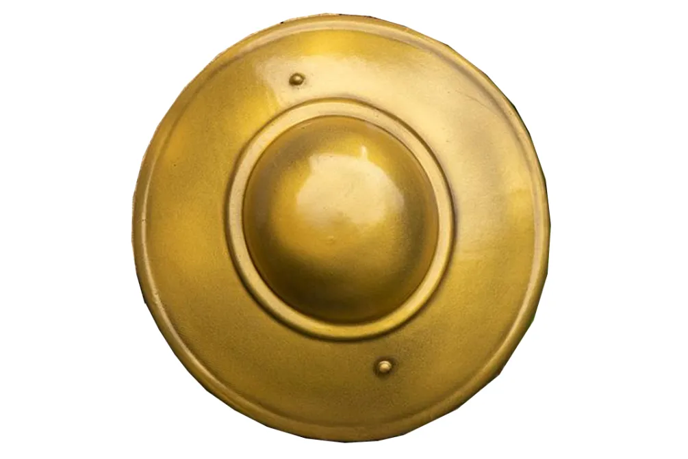 Rodes Fencing Buckler Shield – Gold Fashion