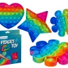 Rodes Fidget Toy Pop It – Rainbow Assorteret Fashion