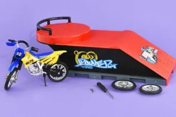 Rodes Finger Motorcykel med Rampe Clearance