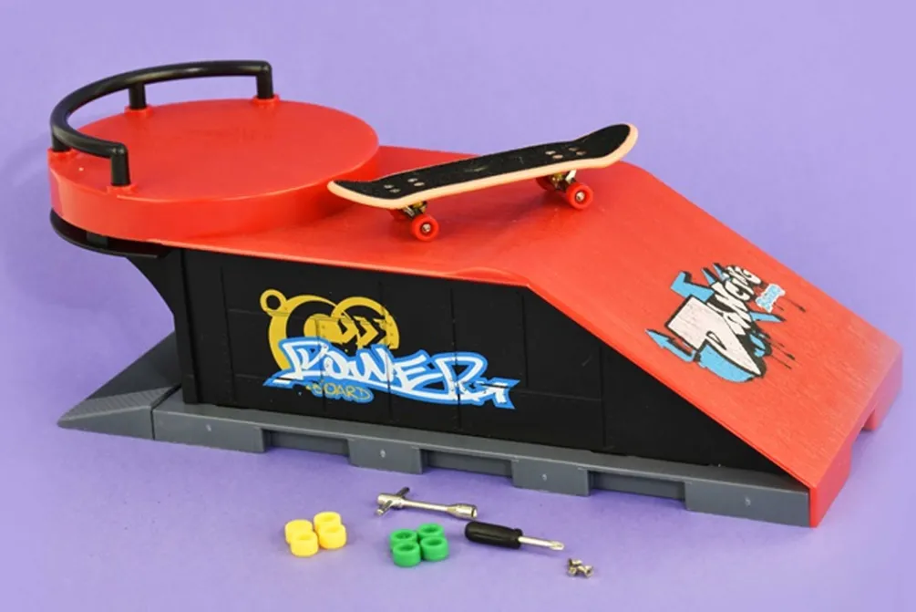 Rodes Finger Skateboard med Rampe og Rail Hot