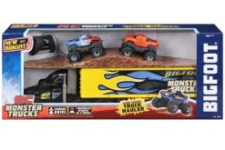 Rodes Fjernstyret Monster Truck Hauler 1:43 – 7 km/t New