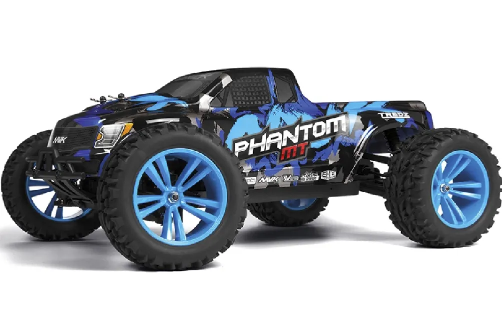 Rodes Fjernstyret Phantom MT Maverick Off Road RTR 1:10 Blue – Kompletsæt Online