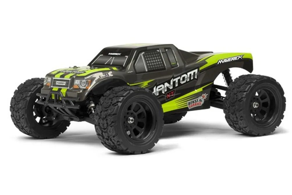Rodes Fjernstyret Phantom XT Maverick RTR 1:10 – Kompletsæt – Green Hot