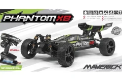 Rodes Fjernstyret Pro Phantom XB buggy 1:10 – 35 km/t Kompletsæt Online