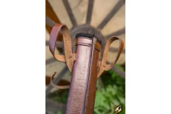 Rodes Full Scabbard Dagger Leather – Brown – 35 cm Sale