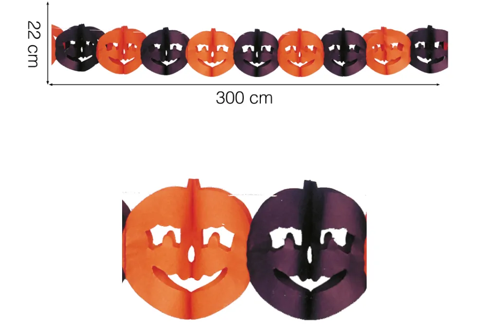 Rodes Halloween Guirlander – Græskar Best