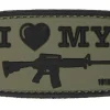 Rodes I Love My M4 Black #16 Patch Best