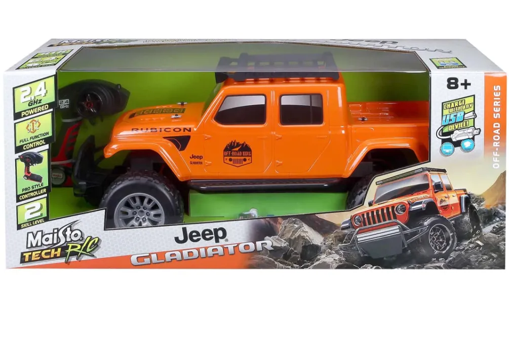 Rodes Kæmpe fjernstyret Jeep Gladiator 1:6 – Kompletsæt Clearance