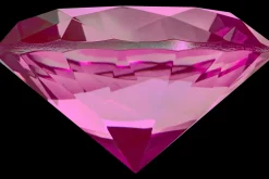 Rodes kæmpe Juvel / diamant i Lilla Clearance