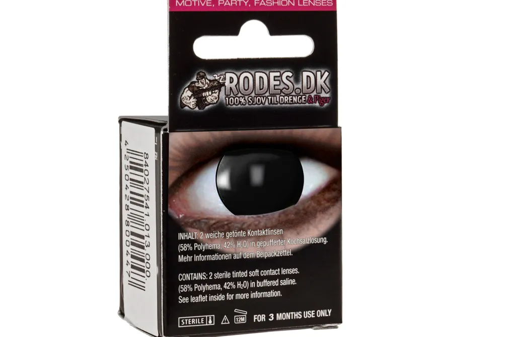 Rodes Kontaktlinser – Sort Sale