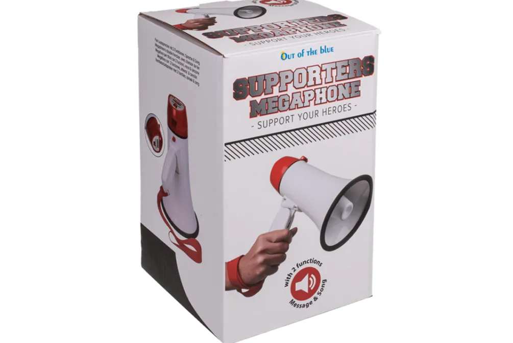 Rodes Megafon med speaker og sirene funktion New