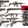 Rodes Metal Nøglering Gun – 12 cm Outlet