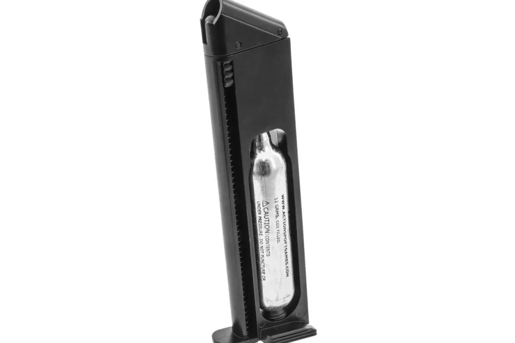 Rodes Mk.II Black co2 metal pistol Metal – Sort Hot