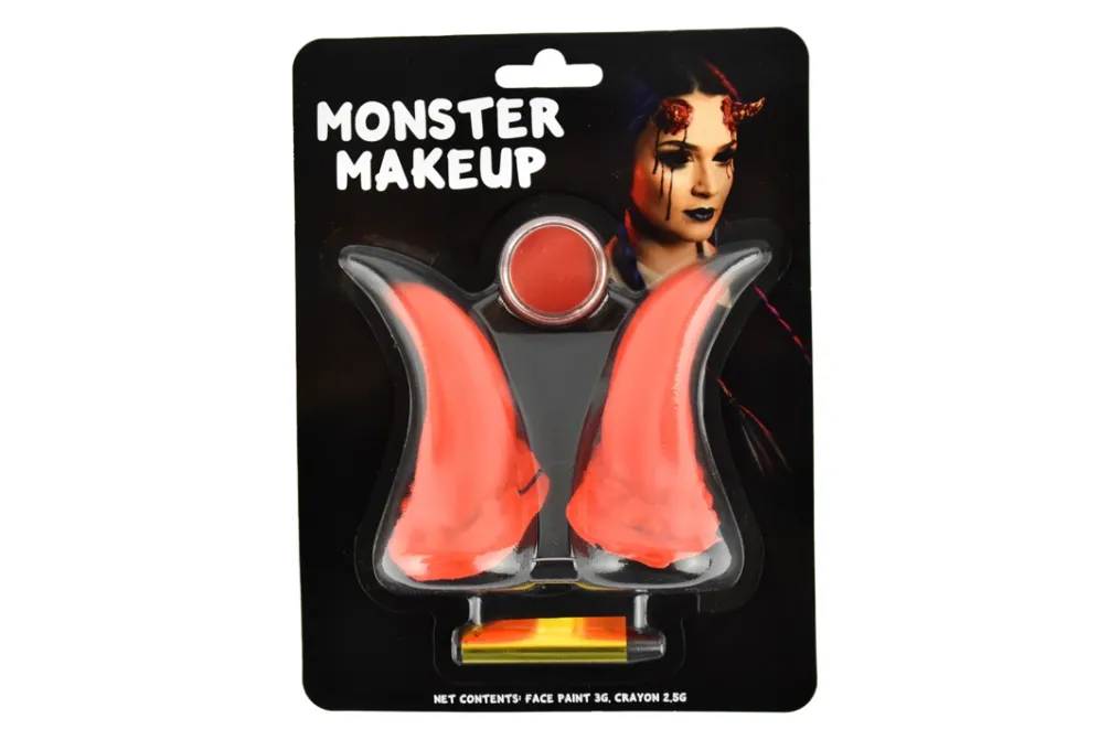 Rodes Monster Makeup Sæt med Horn Outlet