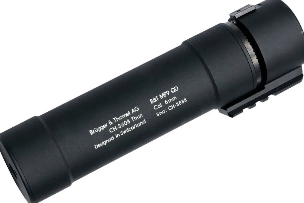 Rodes MP9 QD Lyddæmper med Rail Clearance