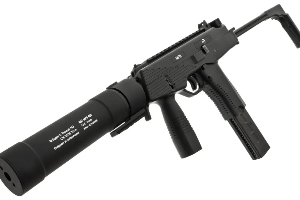 Rodes MP9 QD Lyddæmper med Rail Clearance