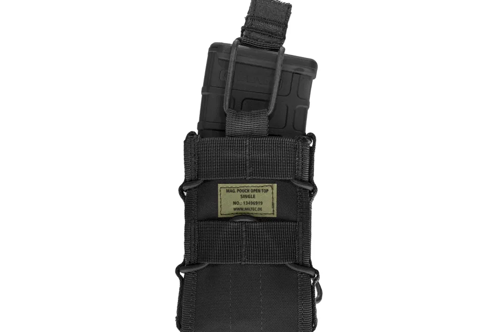 Rodes Open Top Magazine Pouch – Black Hot