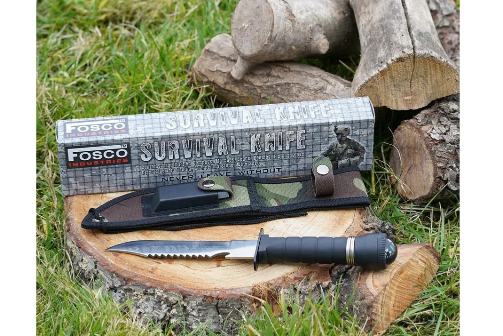 Rodes Overlevelses Kniv – Woodland Skede Fashion