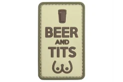 Rodes Patch 3D PVC Beer and Tits Sale
