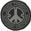 Rodes Peace Through Superior Fire Power #65 Patch Sale
