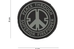Rodes Peace Through Superior Fire Power #65 Patch Sale
