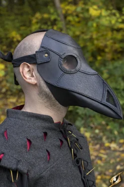 Rodes Plague Doctor Mask Leather – Black Online