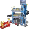 Rodes Police Commando Center Playset / 3 etagers Parkeringshus – inkl. 2 metalbiler New