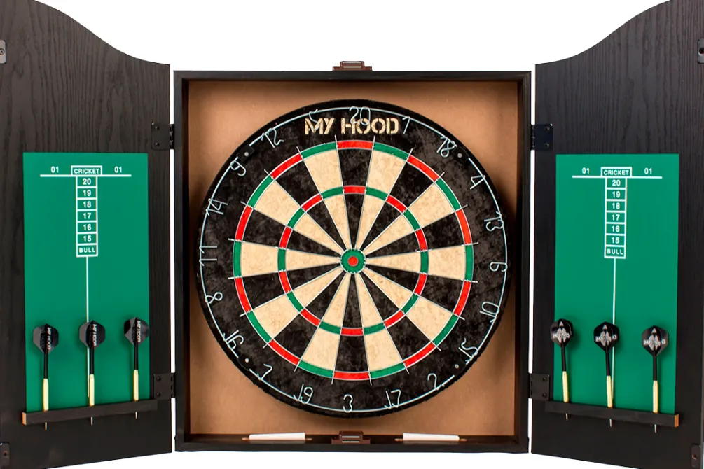 Rodes Pro Klassisk Dart Skab med sisal skive – kompletsæt Hot