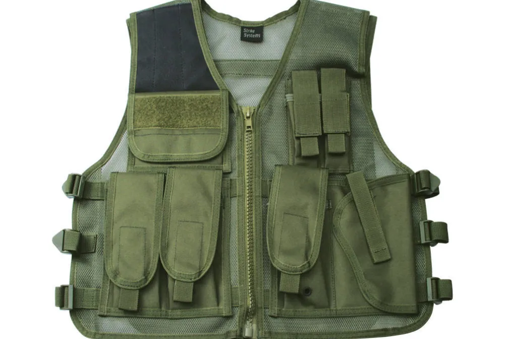 Rodes Recon kampvest med pistolskede junior – OD Sale