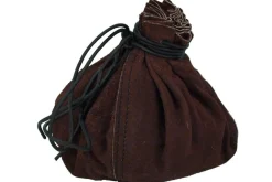 Rodes Round Bag / Skindpung stor rund – Brun Fashion