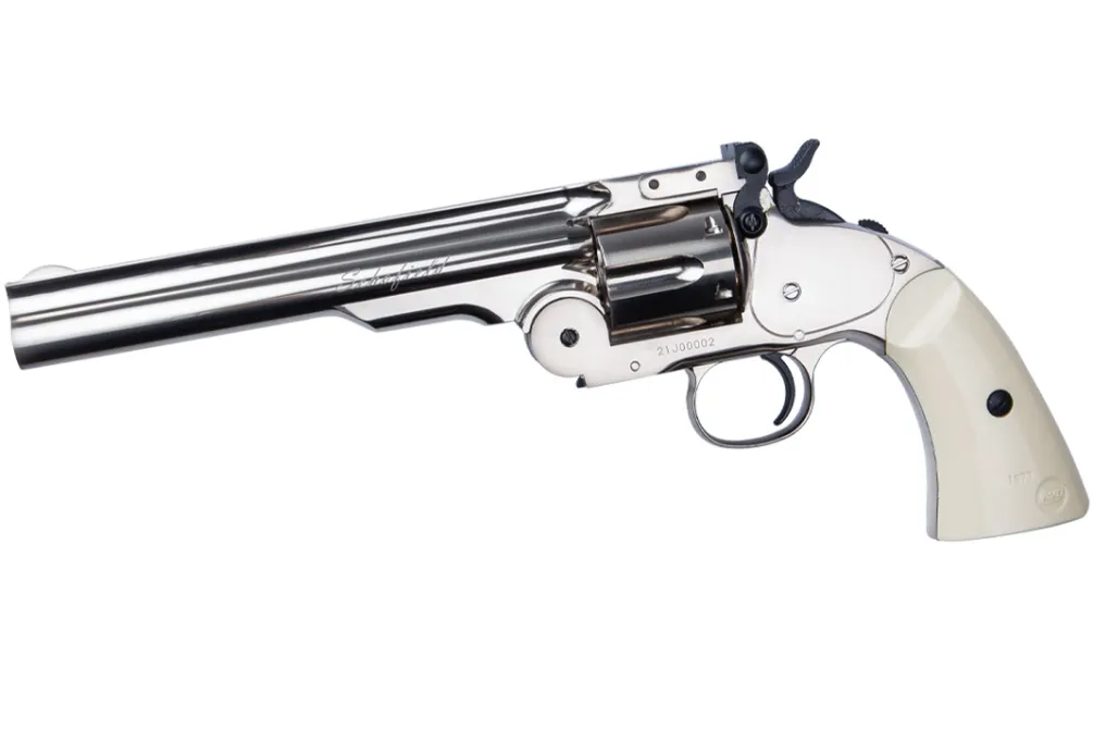 Rodes Schofield CO2 Full metal 6″ Revolver – Silver Best