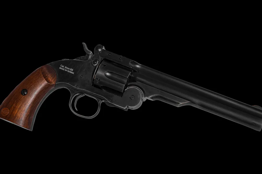 Rodes Schofield Gunfighter 6″ Revolver Co2 full Metal Clearance