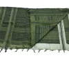Rodes Shemagh Tørklæde 110 x 110 cm – Oliven/Sort Clearance