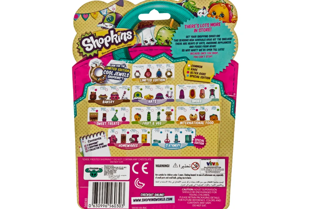 Rodes Shopkins Figur 5 Pak Sale