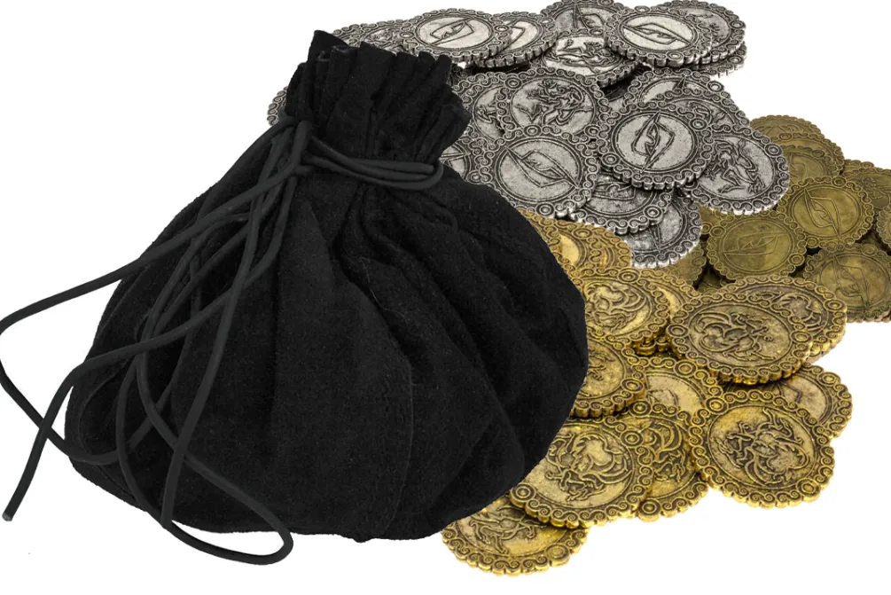 Rodes Skindpung Sort x 30 mønter – Bundle Outlet