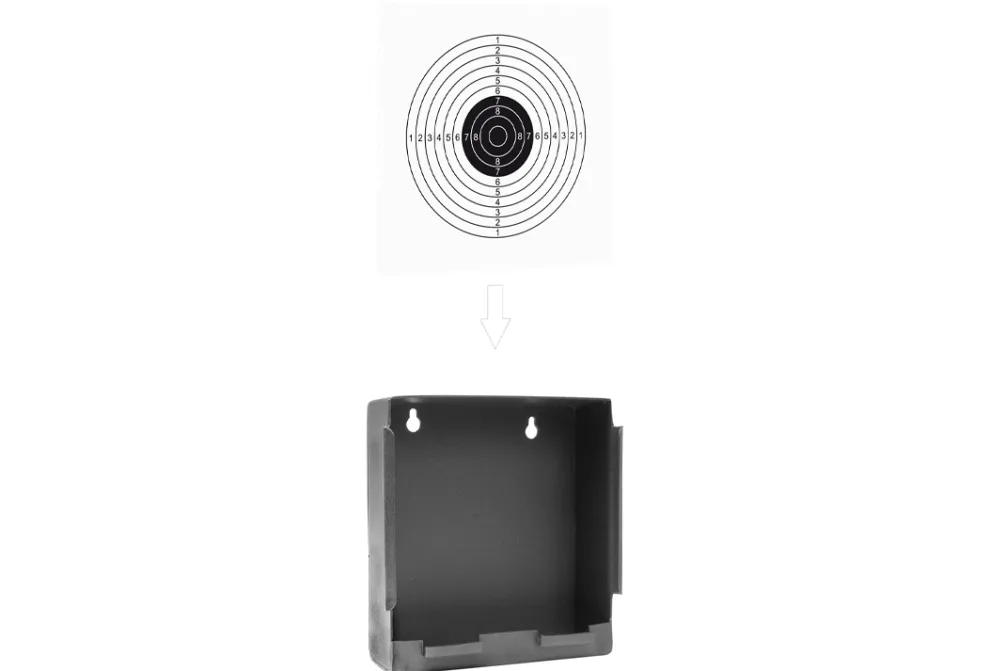 Rodes Skydekasse BO – Flat pellet trap – 14 x 14 cm New