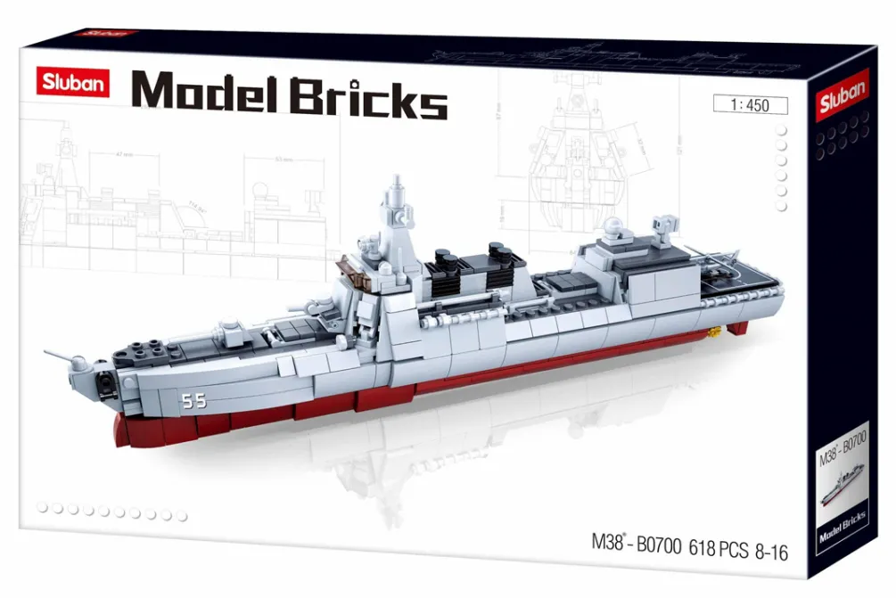 Rodes Sluban Destroyer Battle ship – 497 dele Online