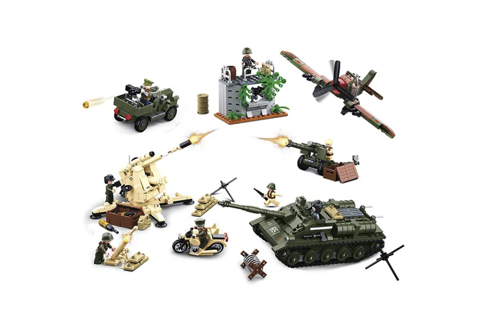 Rodes Sluban WWII Battle of Kursk – 998 klodser Best
