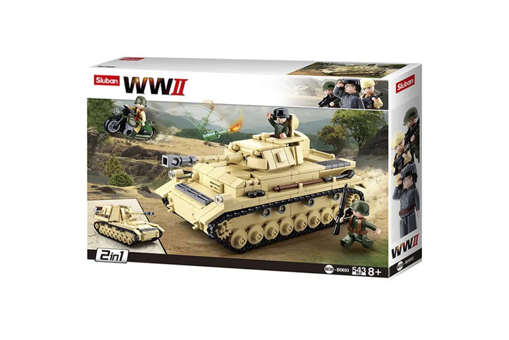 Rodes Sluban WWII German Tank – 543 klodser Sale